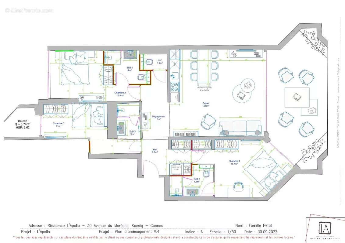 Appartement à CANNES