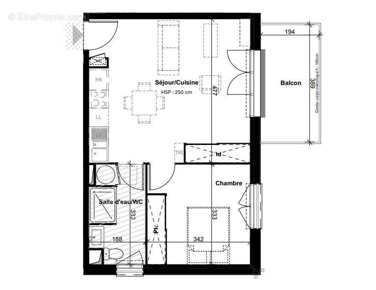 Appartement à BLANQUEFORT
