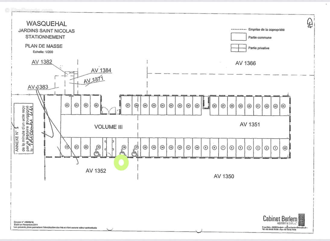 Parking à WASQUEHAL