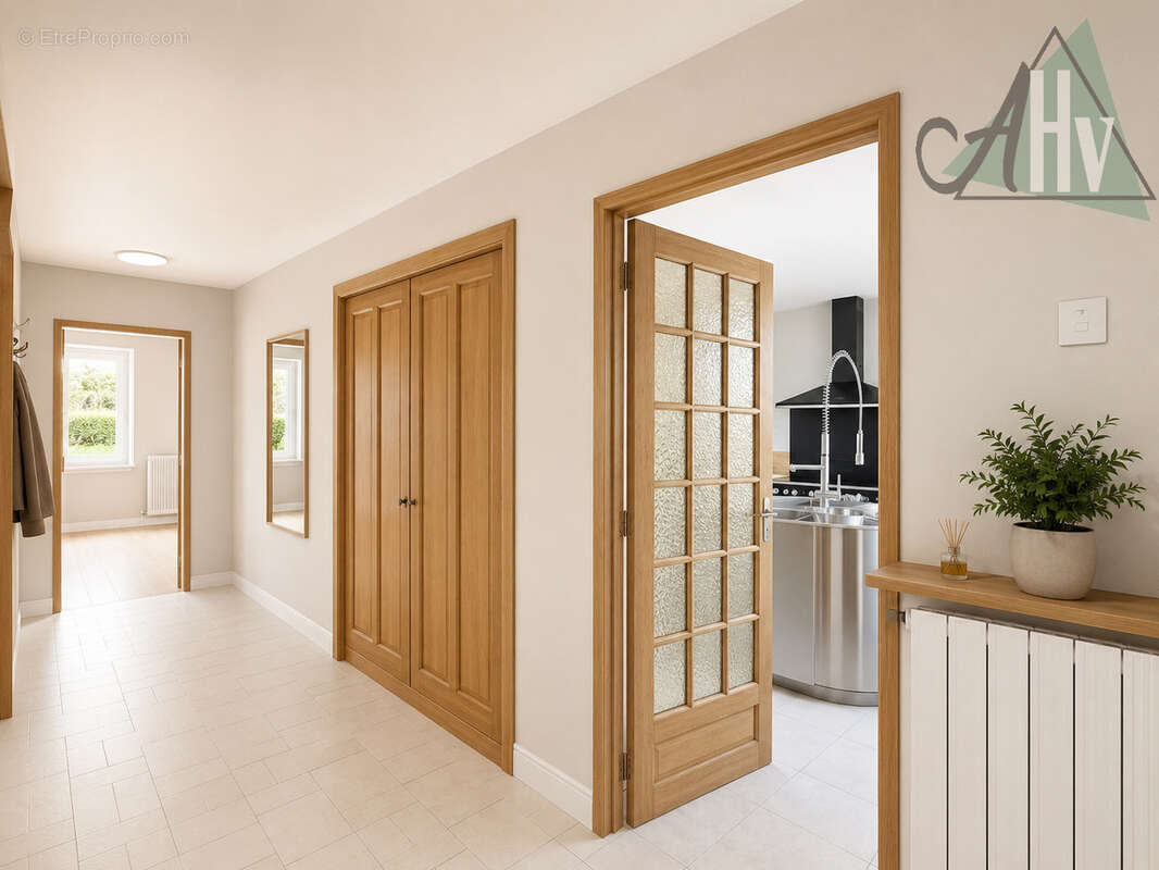 Maison  sur sous-sol total - 134 m2 - 6 pièces - jardin et garage à Saint-Brice. - photo 8