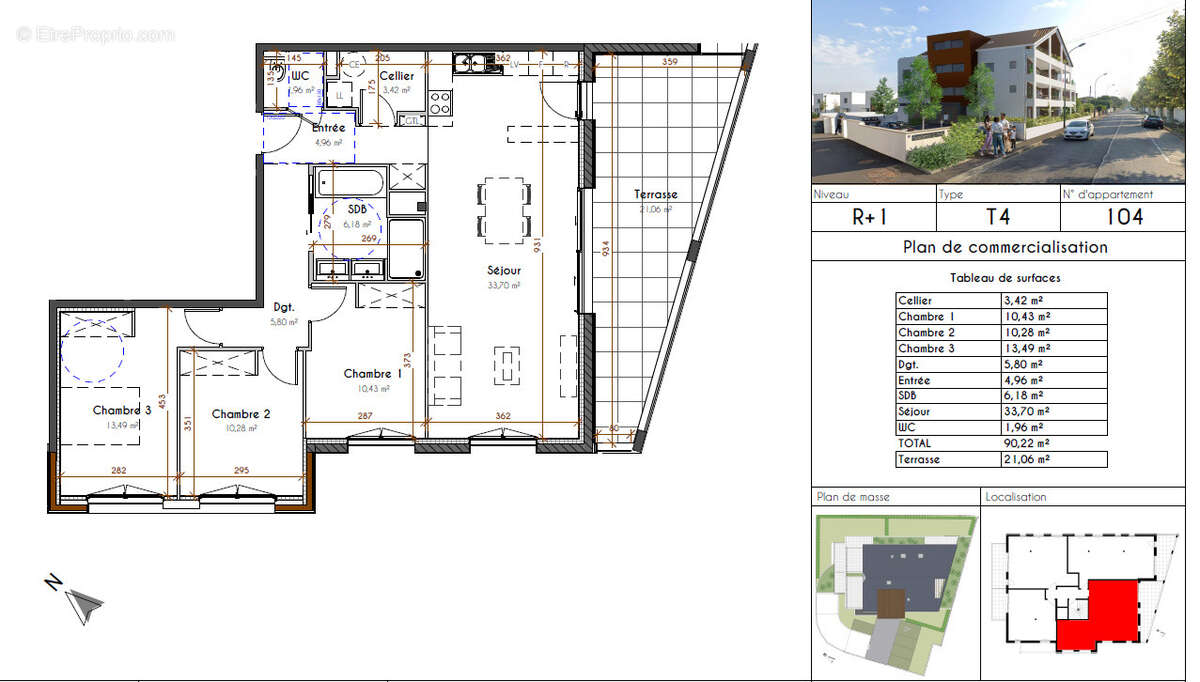 Petite résidence de charme de 12 appartements vendus neufs , été 2027, quartier calme et résidentiel - photo 9