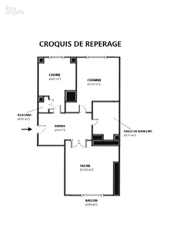 2 pièces 51m² traversant avec balcon - photo 10