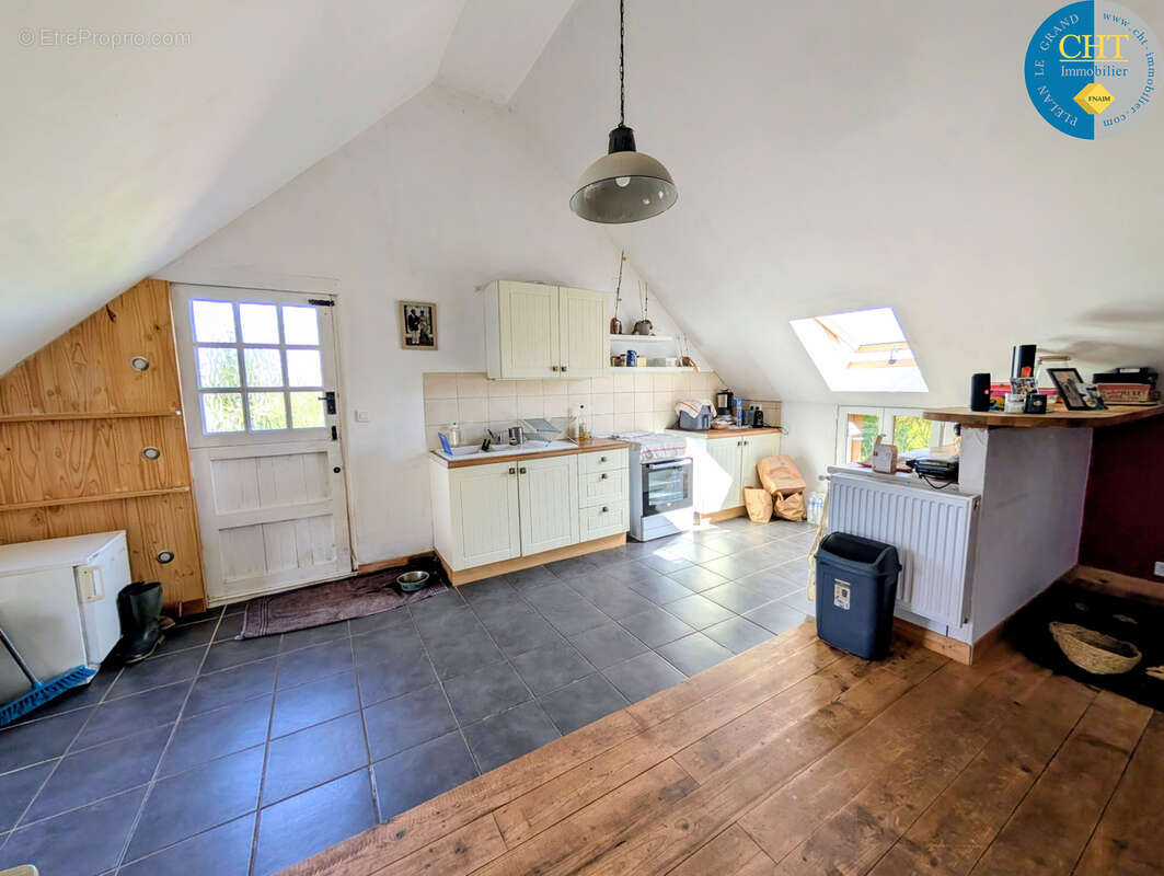 Rare : longère de charme en brocéliande   secteur telhouët, paimpont (35380) avec cht immobilier - photo 5