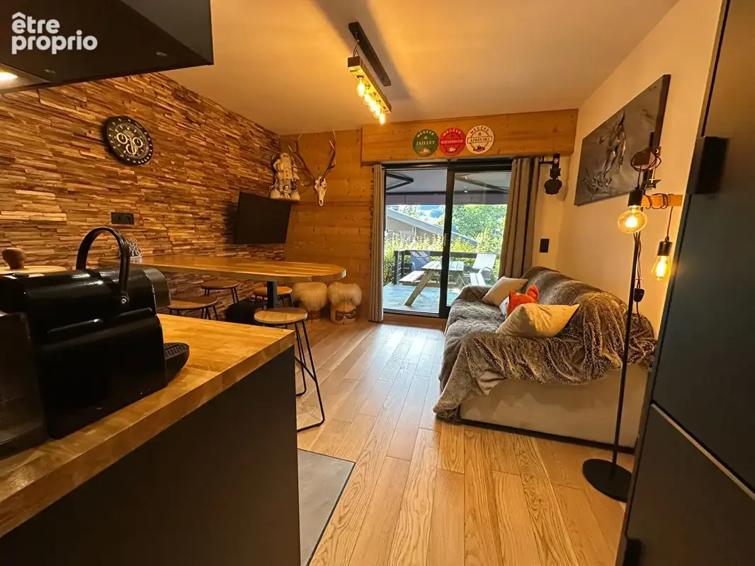 EXCLUSIVITE MEGEVE Appartement  en TBE meublé 1 pièces 30 m² avec grande terrasse. - photo 5