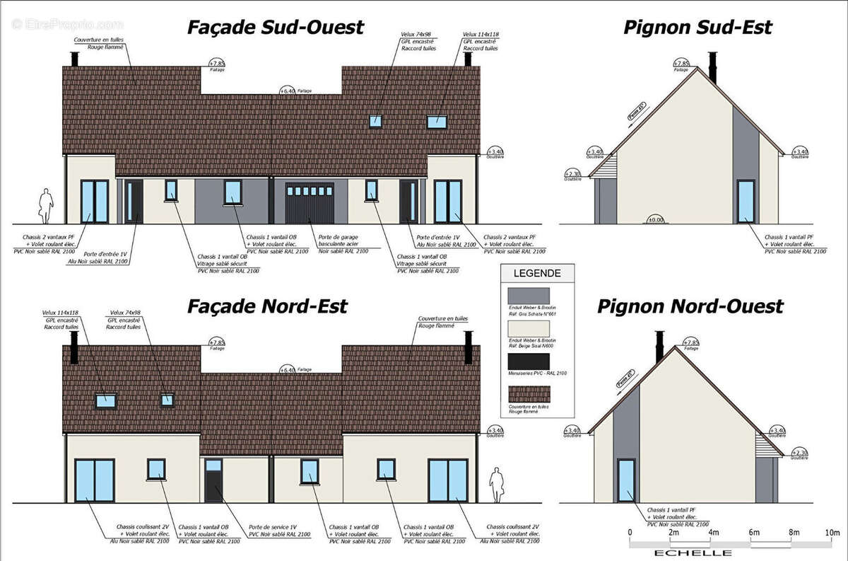 A vendre - Lot de 2 maisons à terminer - Quettetot - photo 6