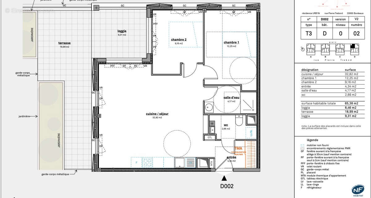 Appartement à BORDEAUX