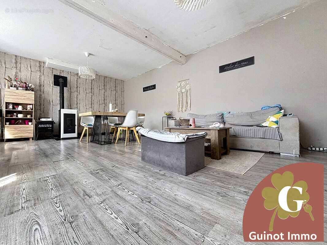 Salon-Séjour - Maison à BOLBEC