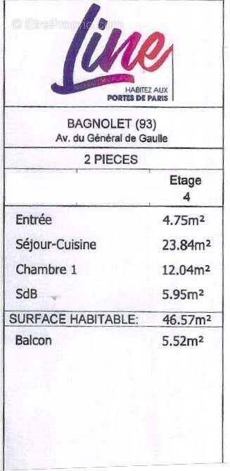 Appartement 46 m² à Bagnolet  - photo 9