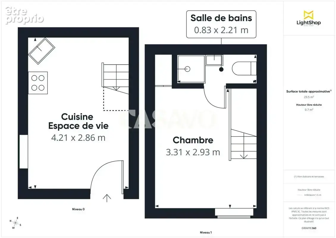 Vente Maison 2 pièces de 23m² - 91450 Soisy-sur-Seine - photo 15