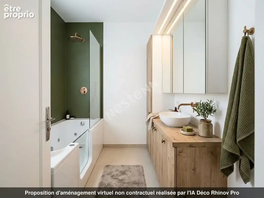 République Villeurbanne - Spacieux T4 traversant de 105 m² avec balcon, cave et stationnement - photo 14