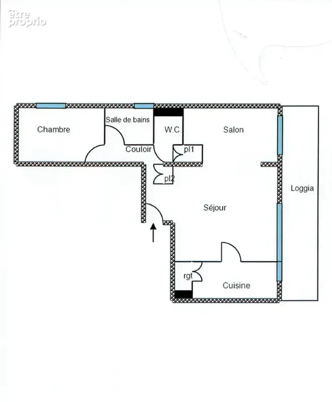 Résidence services pour personnes autonomes - T2/3 de 58m2 avec terrasse de 14m2 exposée Sud + Cave + Garage - photo 11