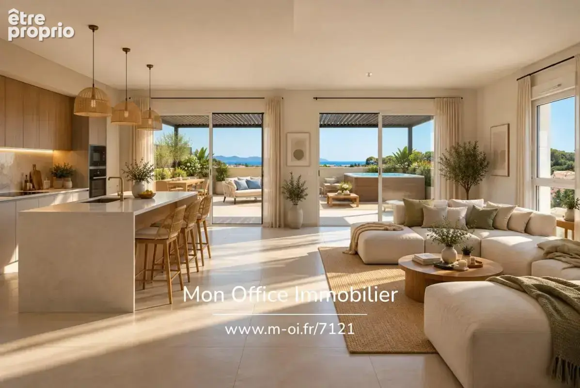 Référence : 7121-MTR. - T4 Terrasse, Jacuzzi, Vue Mer, Pergola Bioclimatique, 2 places de Parking - photo 2
