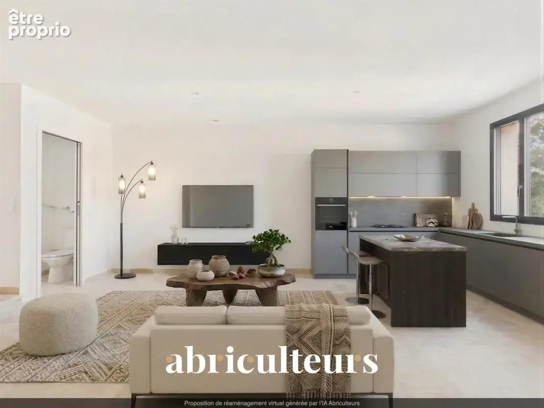 Maison T4 avec parking — Centre du village et vue Chaîne des Costes - Lambesc (13410) - photo 7