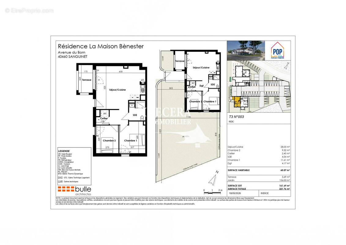 Appartement à SANGUINET