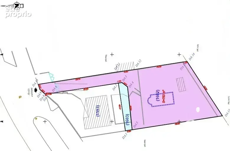 Fort potentiel constructible   Terrain de 763 m2 - photo 3