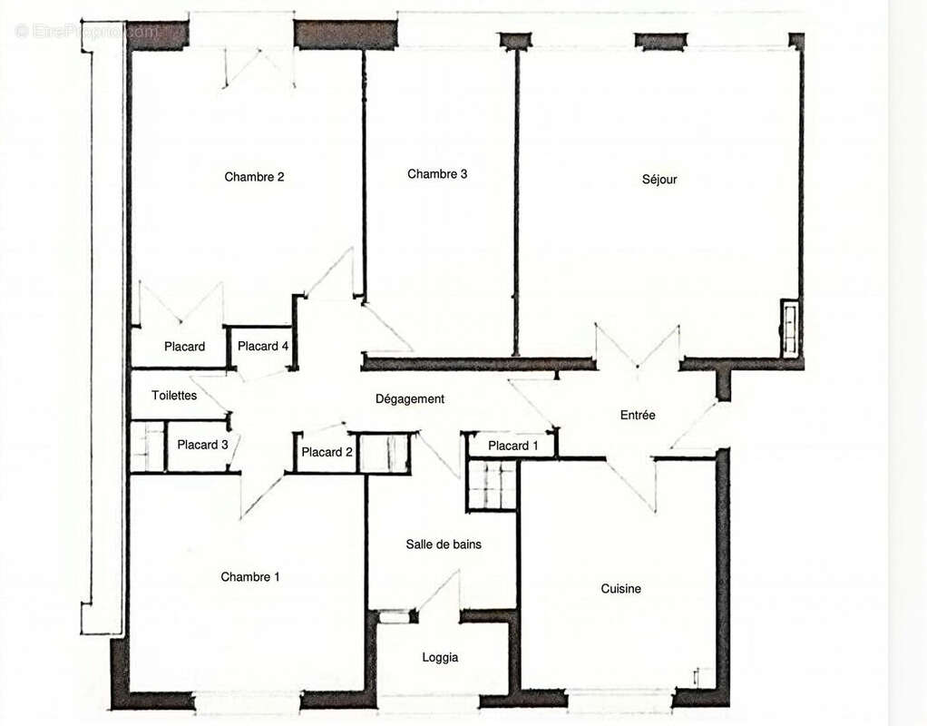 Appartement T4 de 99m2, cave et parking - photo 18