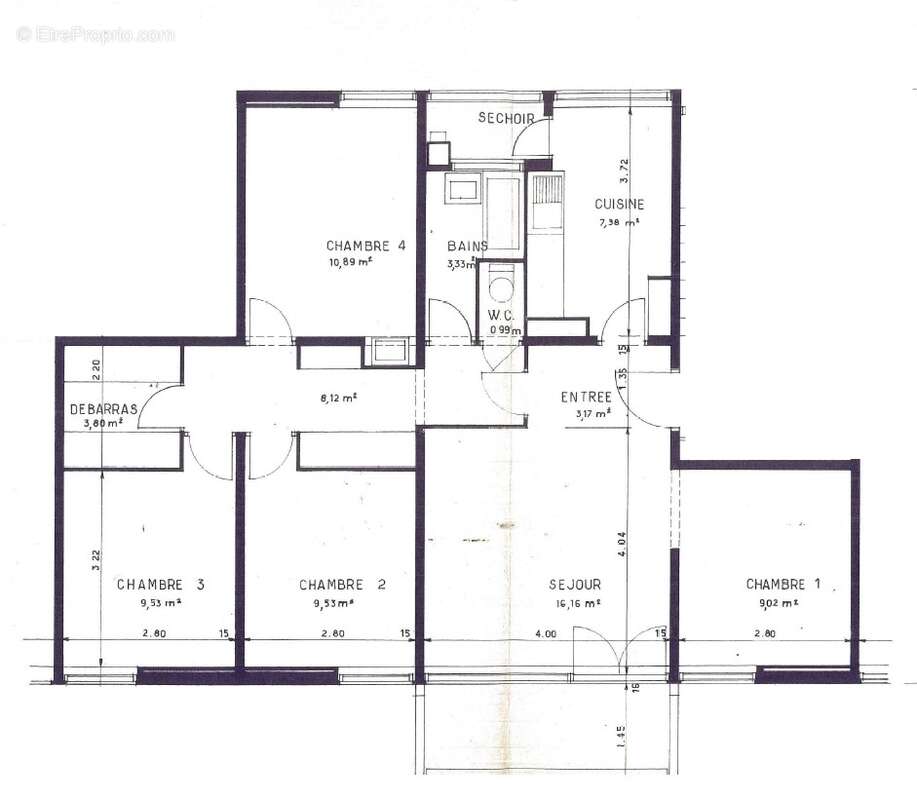 Appartement à VILLEURBANNE
