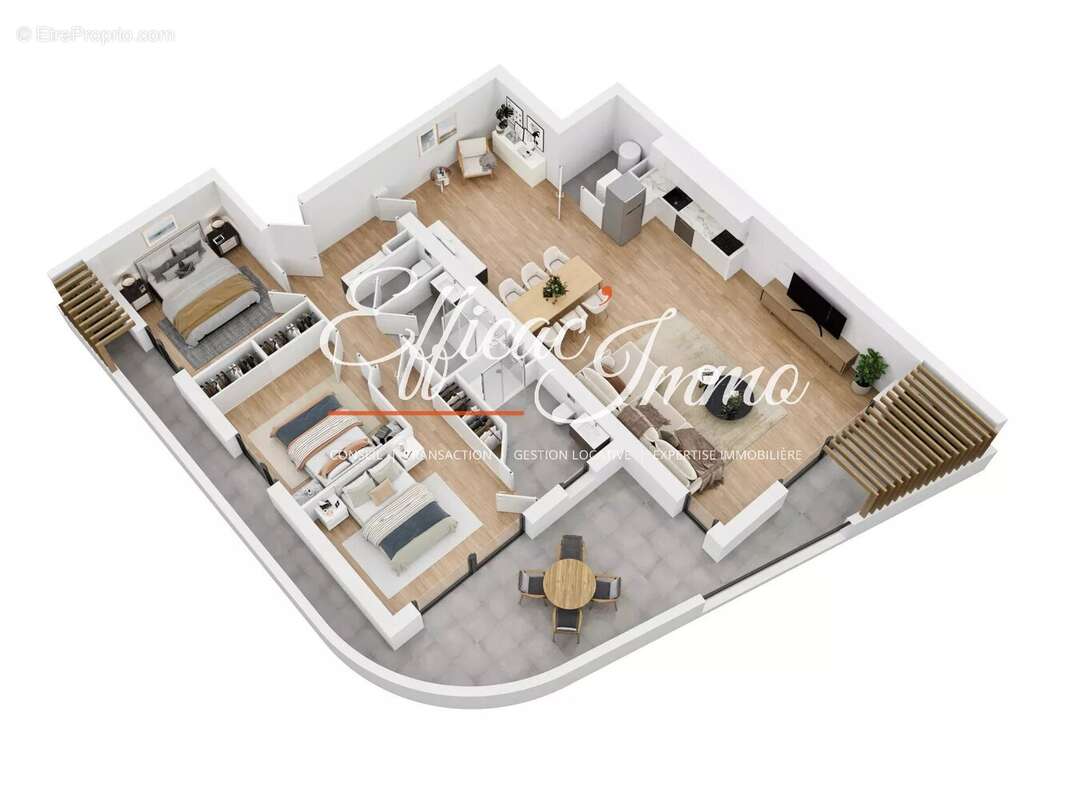 Appartement  T4 de standing vue mer avec garage - photo 4