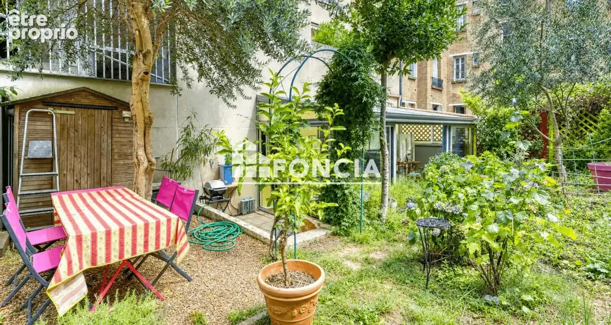 Exceptionnel- plein coeur butte aux cailles- paris 13ème- 3/4 pieces atypique- 69 m2- veranda- jardin de 67 m2 - photo 7