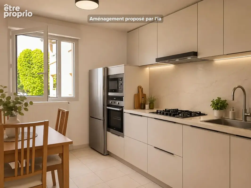 Liergues Appartement T3 avec terrasse dans copropriété sécurisée - photo 8