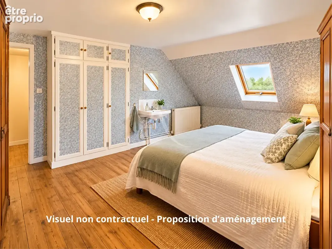 Maison ancienne de 122 m² avec 4 chambres et potentiel d'aménagement à Gaillon sur Montcient - photo 9