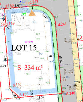 Montpellier nord  - terrain constructible et viabilise 334m2 - photo 2