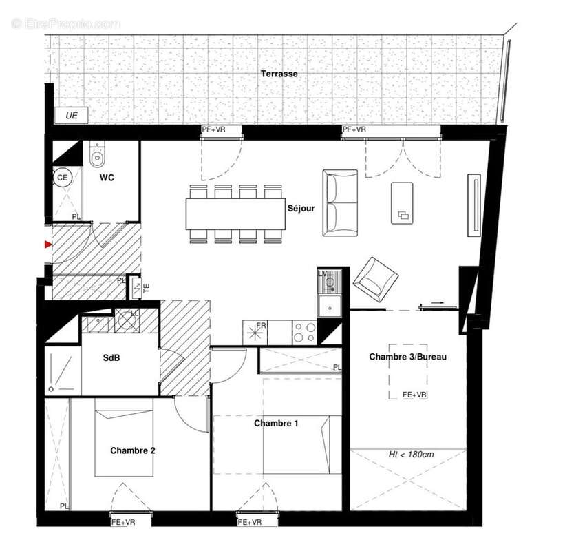 Appartement à LABARTHE-SUR-LEZE