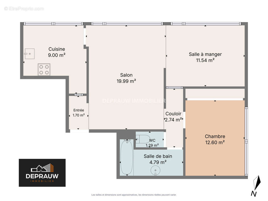 PERPIGNAN CENTRE - Appartement lumineux avec ascenseur - Place Catalogne - photo 3