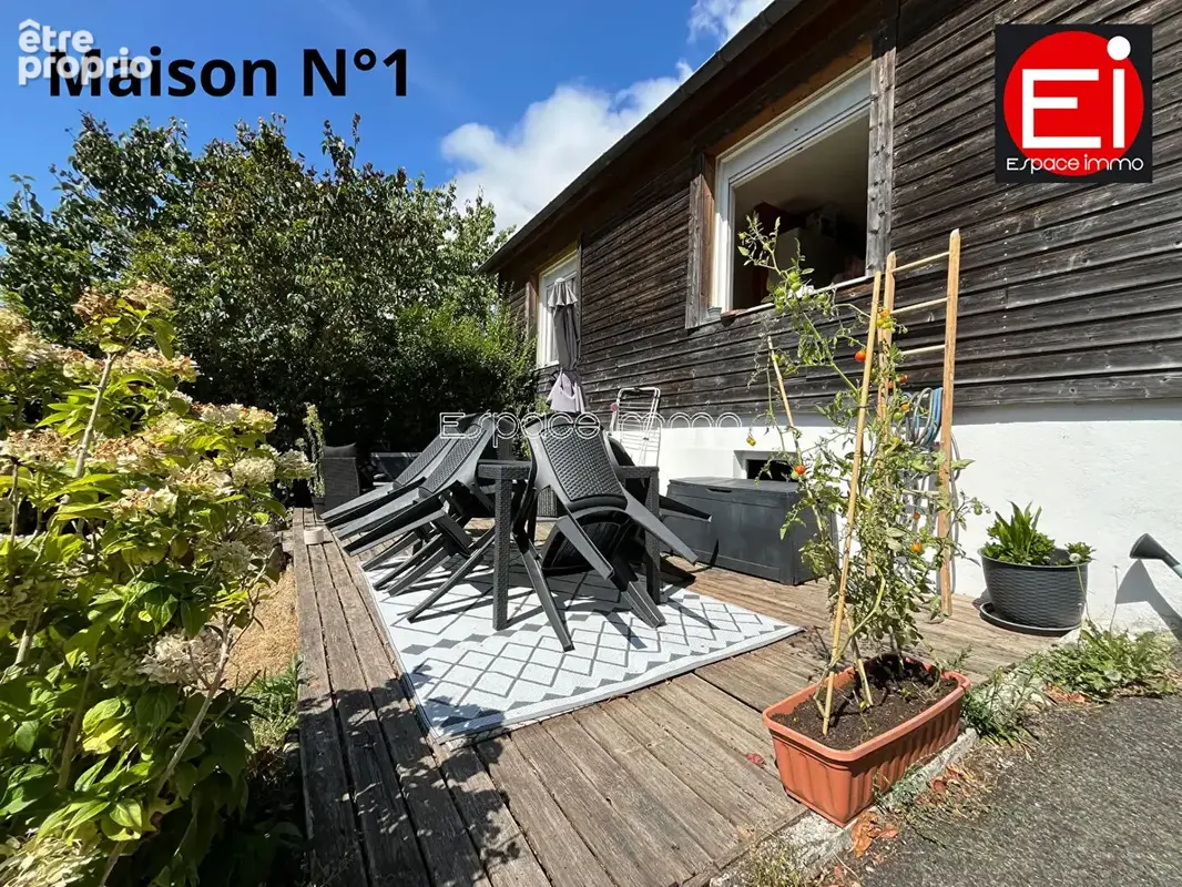 Ensemble immobilier de deux maisons - loue et libre - canteleu - 57m² + 67m² - jardin - photo 2