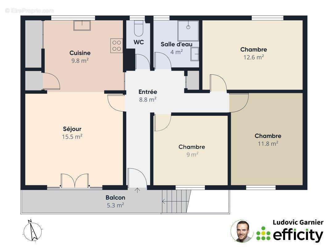 Maison 74 m² à Juvigny-Le-Tertre  - photo 13