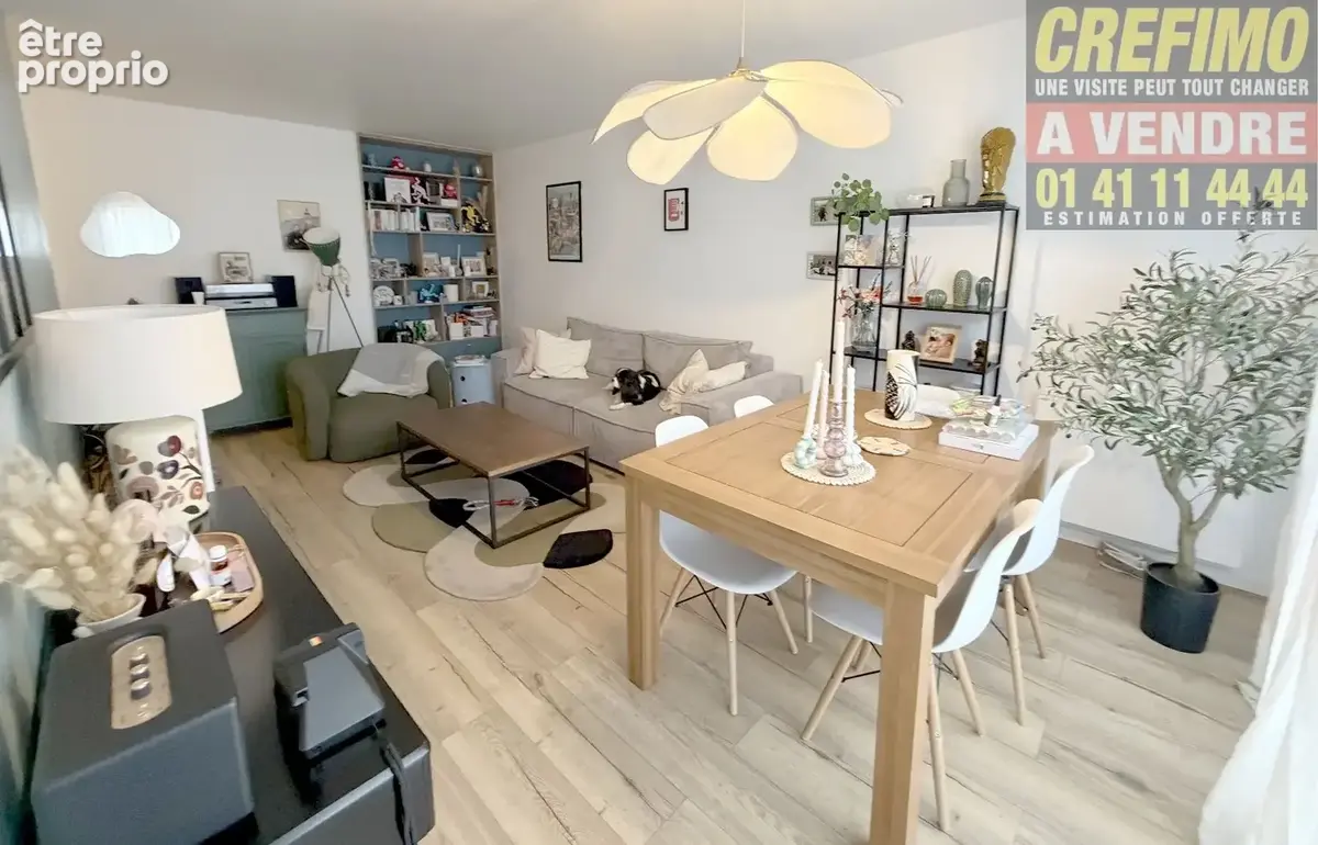 A vendre appartement + parking à Asnières sur Seine - Agence immobilière CREFIMO - photo 3