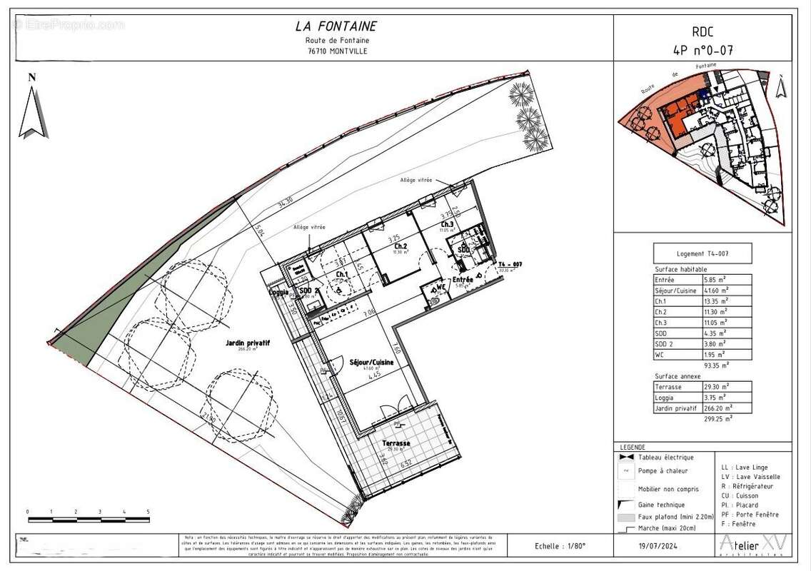 Appartement à MONTVILLE