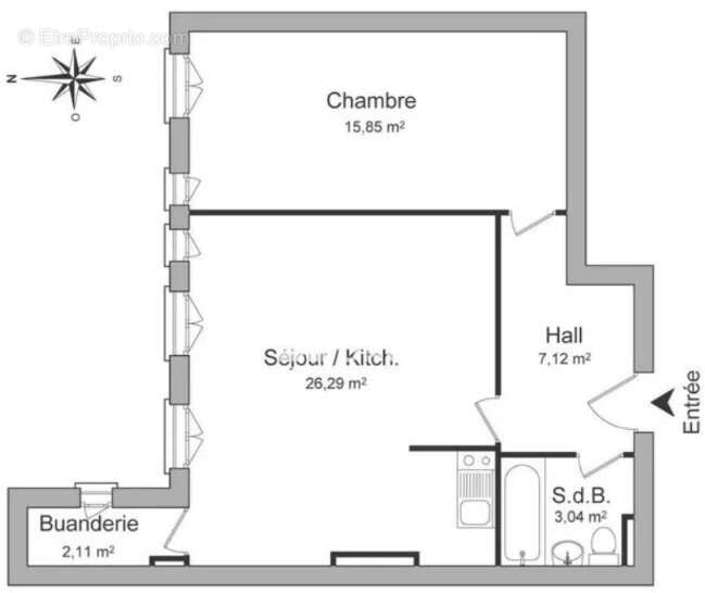 Appartement à LYON-2E