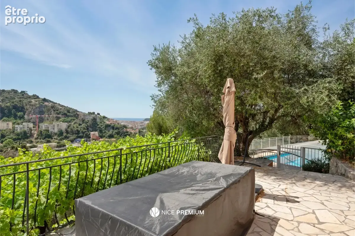 Rimiez / st andre de la roche / villa avec terrain et piscine - photo 9