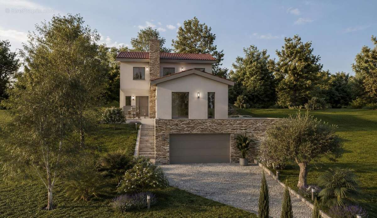 Terrain Curis-au-Mont-d'Or – Vue dégagée – 934 m² - photo 2