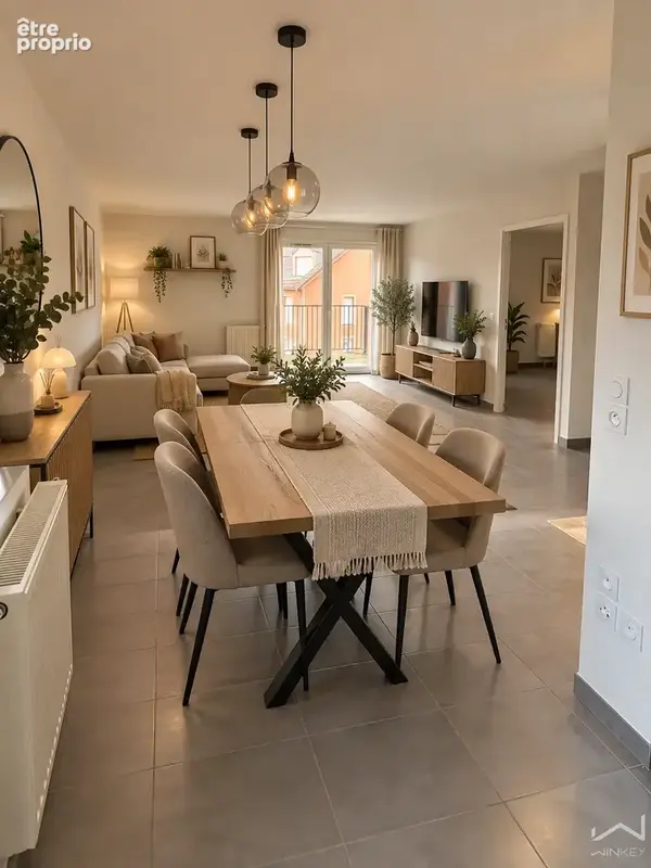 F2 de 45 m2 avec grand balcon et parking en sous-sol - photo 3