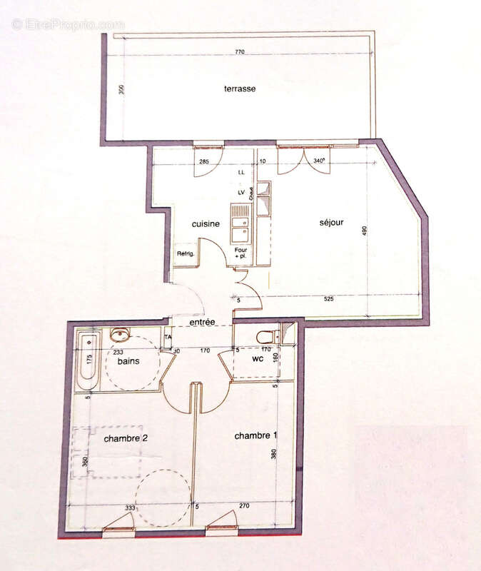Appartement à GENNEVILLIERS