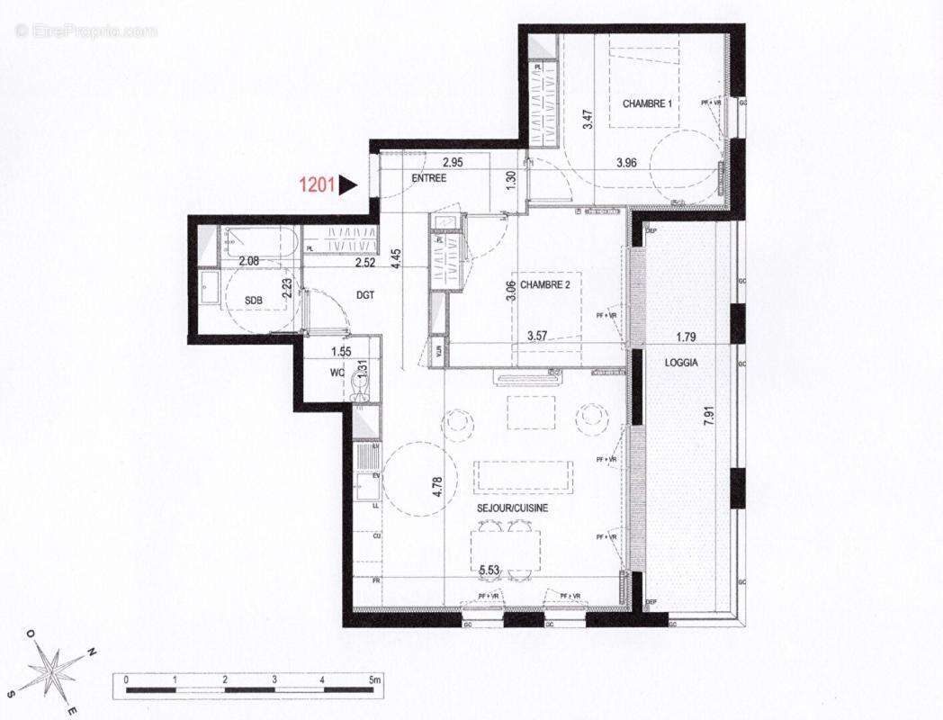 Appartement à BORDEAUX