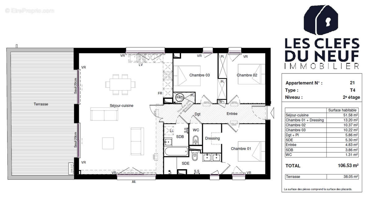 Appartement à TOULOUSE