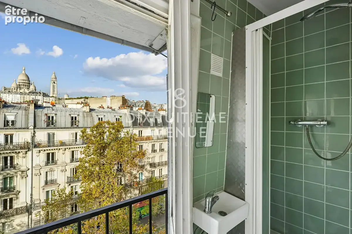 Boulevard Barbès, studette 12,5m² vue Sacré-Coeur - photo 7