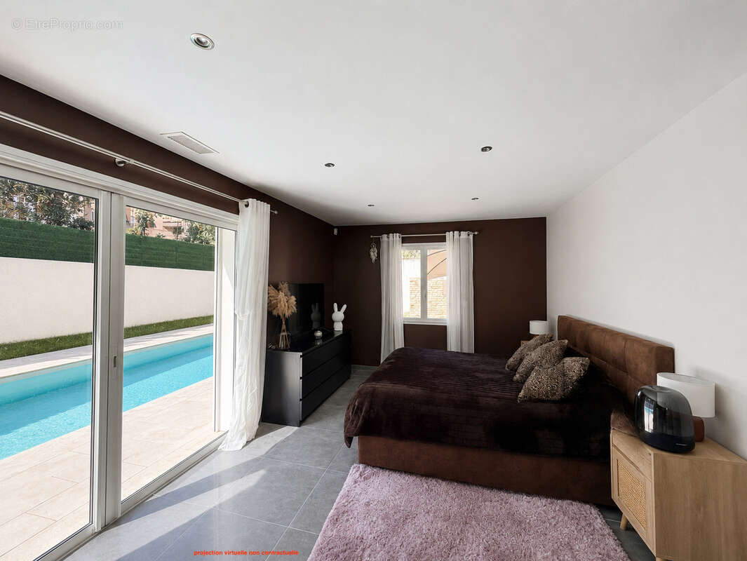 Aux portes d'Aubagne, VILLA CONTEMPORAINE; 300m2 env avec PISCINE sur terrain de 700m2, au CALME absolu, avec - photo 5