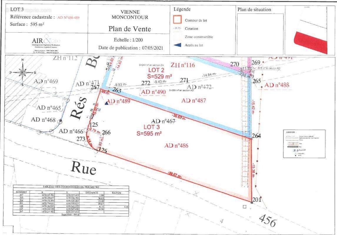 Terrain à MONCONTOUR