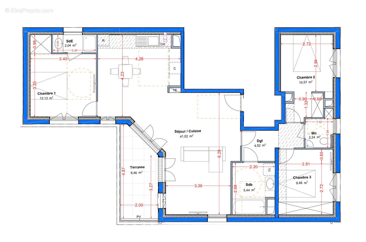 Appartement à LE PERREUX-SUR-MARNE