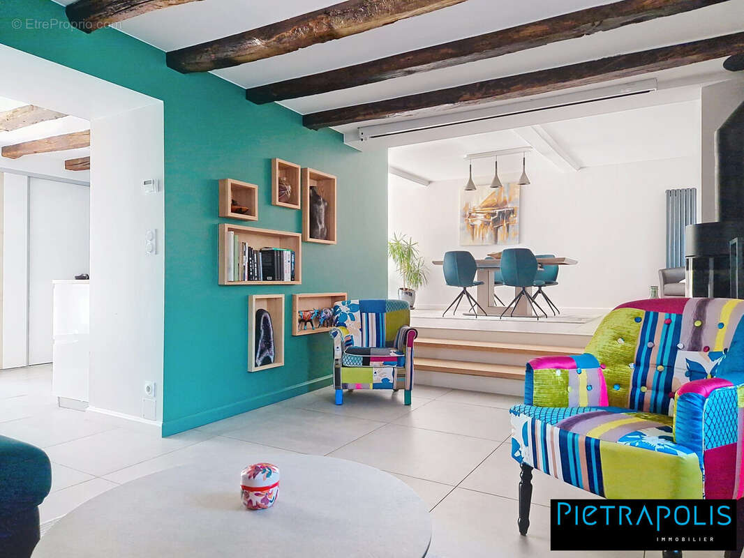 salon 1er étage  - Maison à MESSIMY