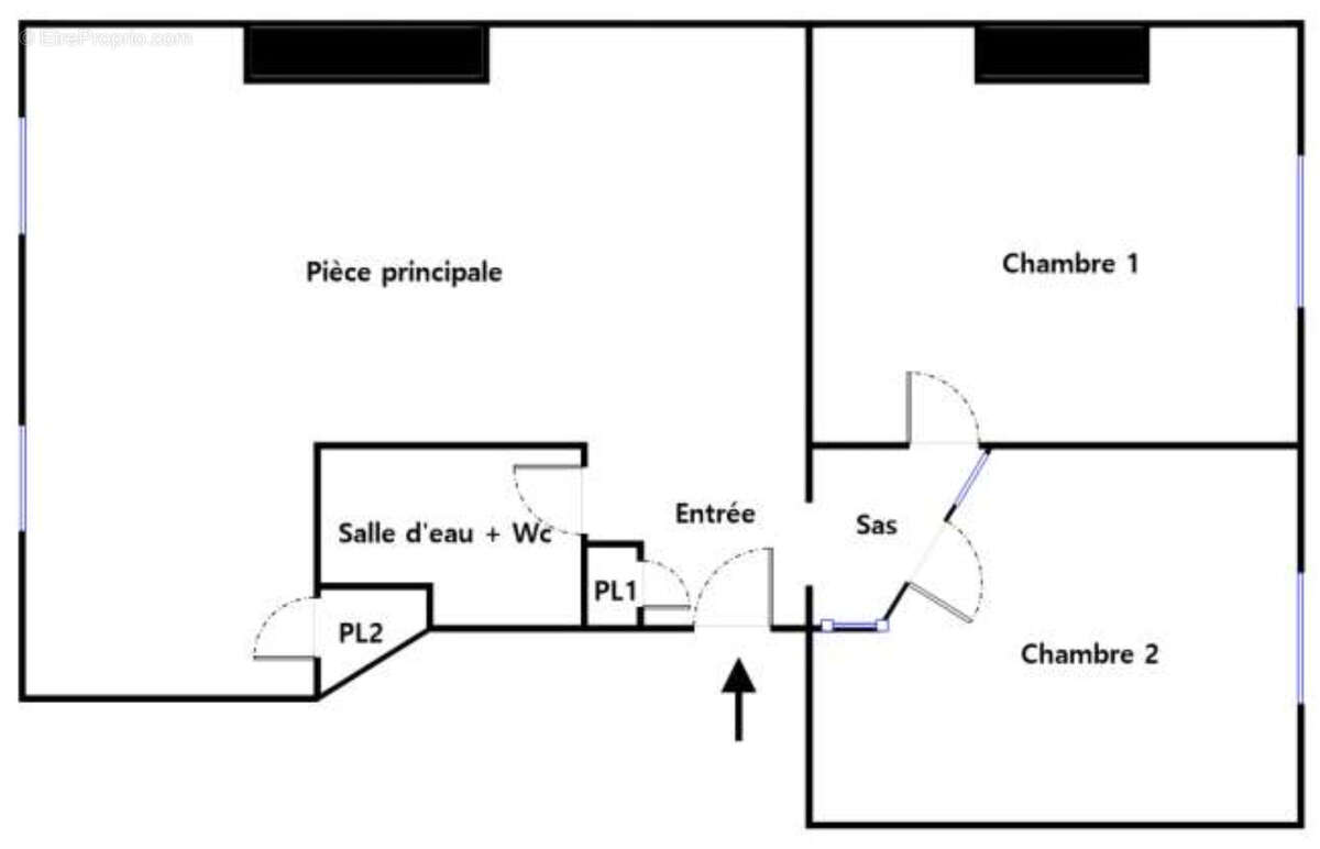 Appartement à PARIS-18E