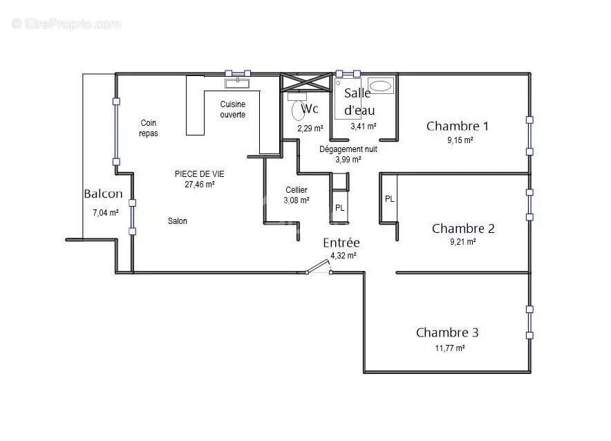 Appartement à THONON-LES-BAINS