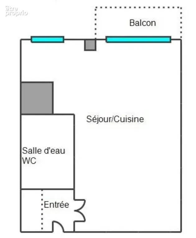 Paris 13e - Studio avec grand balcon - photo 9