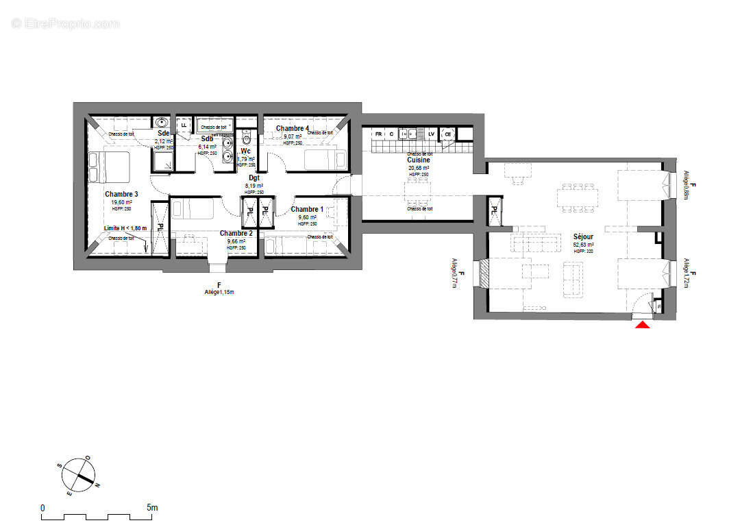 Appartement à FONTAINEBLEAU
