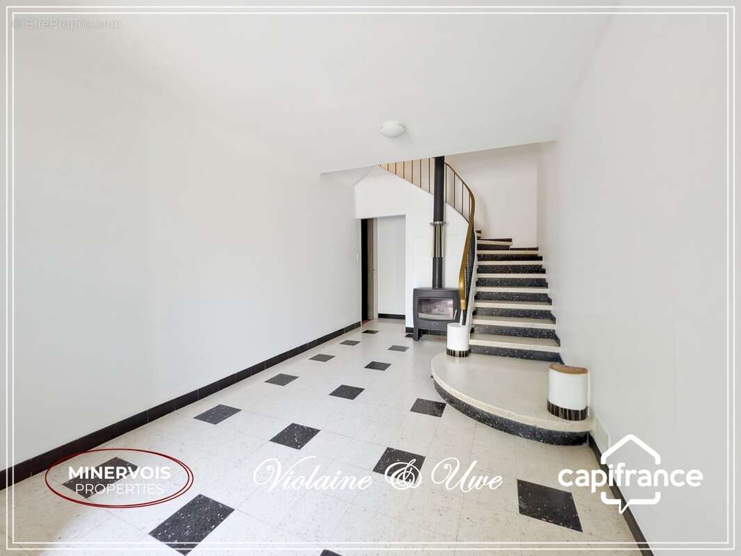 Maison en pierre rénovée avec grand garage, terrasse, cour et terrain – Siran (34210) - photo 18