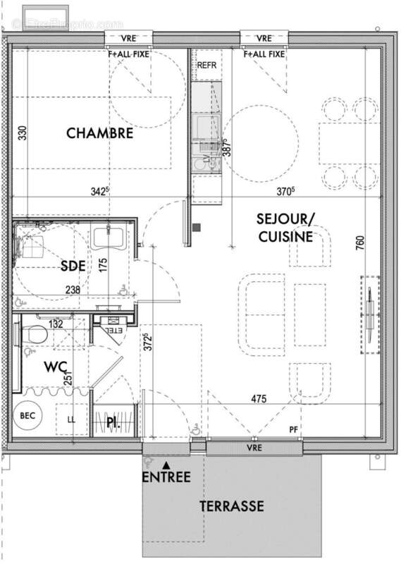 Maison à CHATELAUDREN